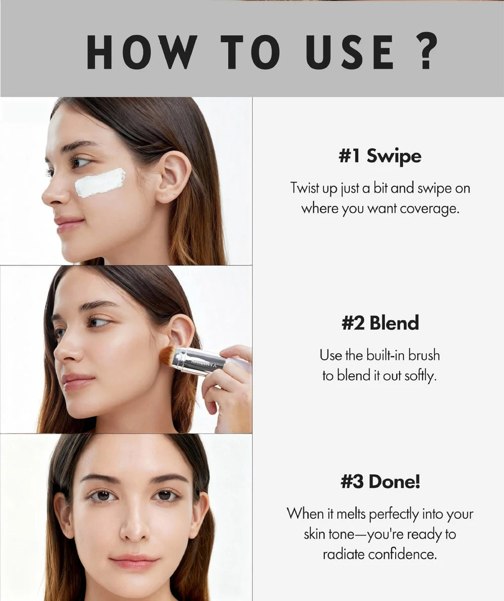 Dual-Ended Color Changing Foundation Stick