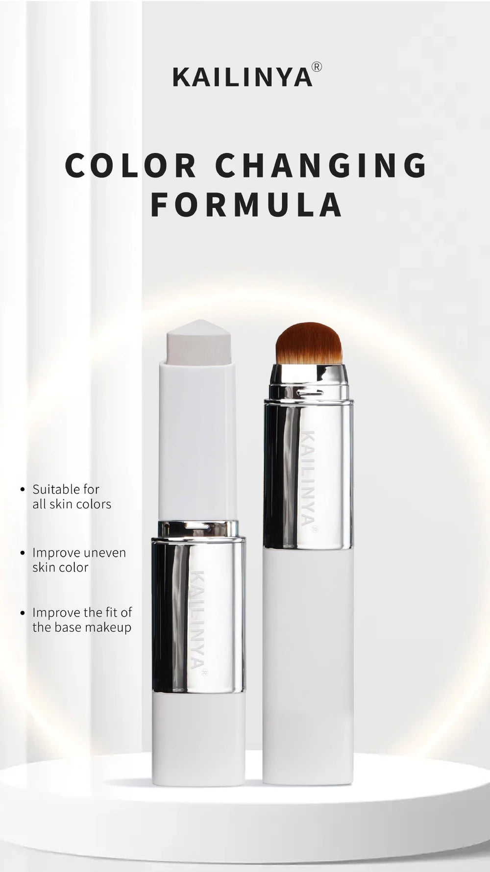 Dual-Ended Color Changing Foundation Stick