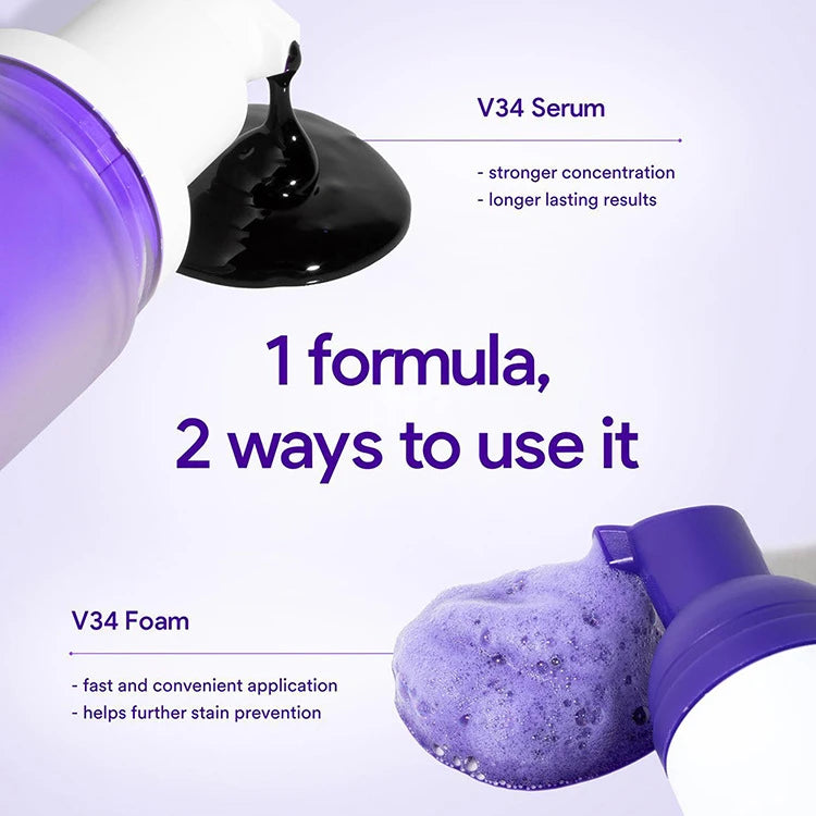 Purple Mousse Teeth Whitening Toothpaste