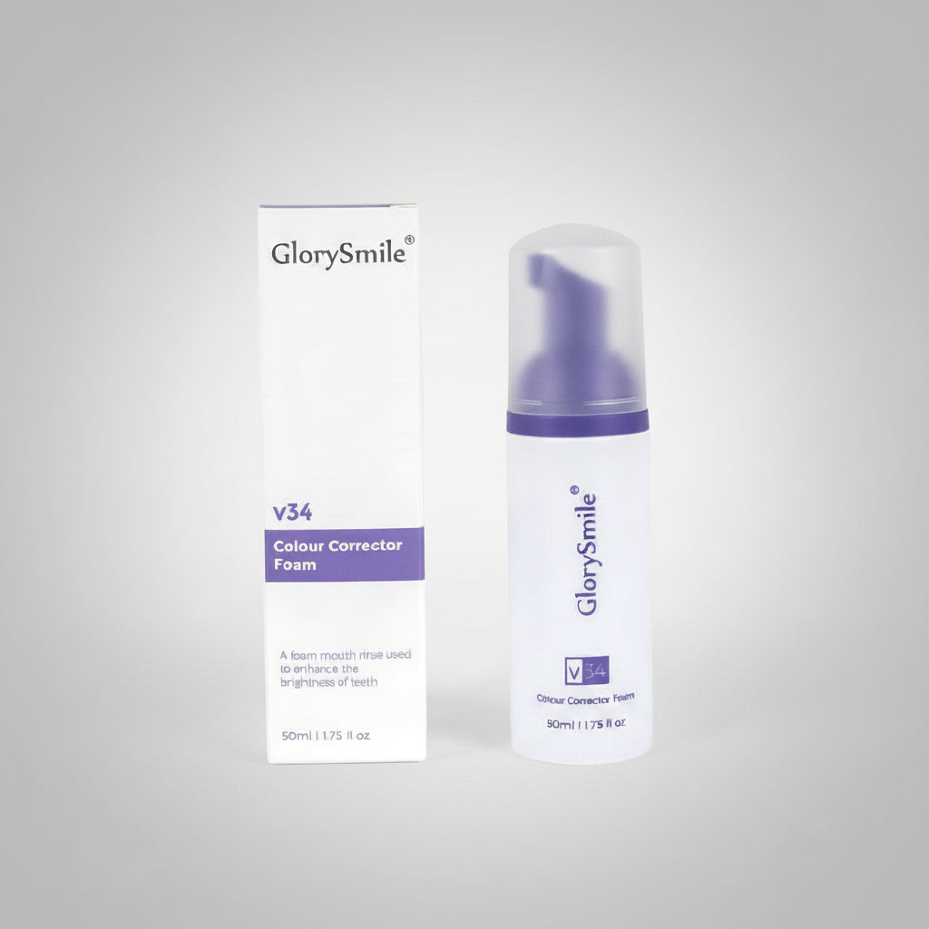 Purple Mousse Teeth Whitening Toothpaste
