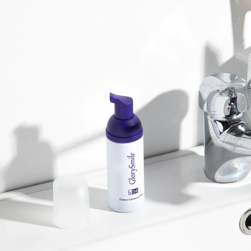 Purple Mousse Teeth Whitening Toothpaste