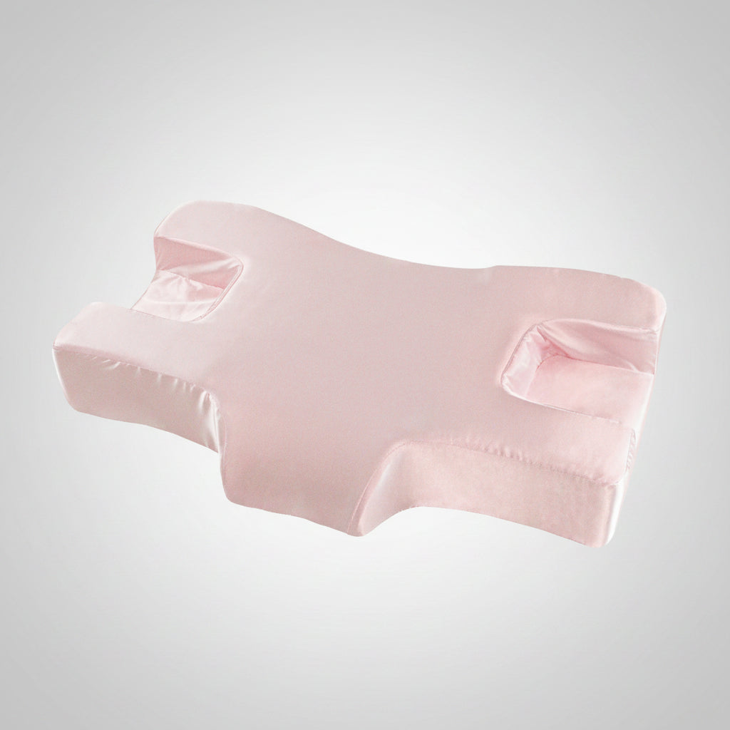 Memory Foam Beauty Pillow Side Sleep Comfortable Satin Cover