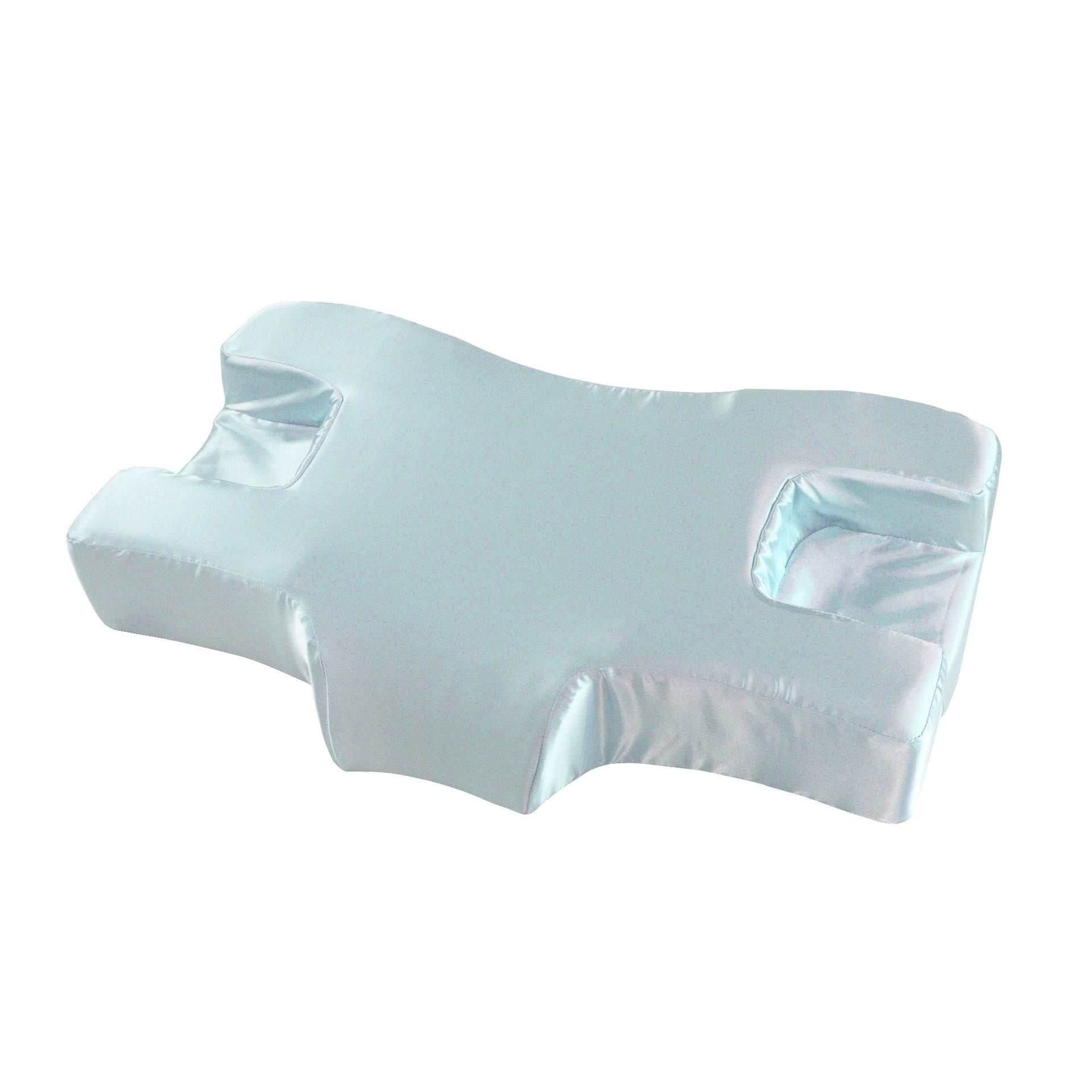 Memory Foam Beauty Pillow Side Sleep Comfortable Satin Cover